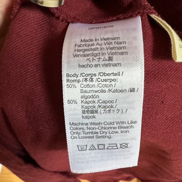 NWT Madewell Responsible Bubble Sleeve Button Front Midi Dress - Picture 5 of 9